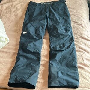 Helly Hanson men’s Legendary blue insulated snow pants.